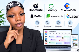 do schedule post with hootsuite loomly content360 buffer sprout social later