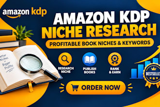 do amazon KDP niche research to find profitable book niches