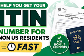 help you get your itin number for non US residents fast