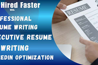 write an ats friendly resume and executive CV