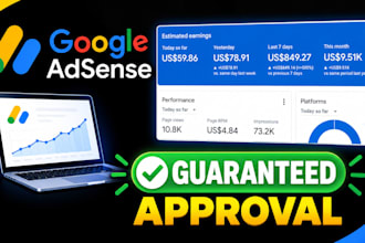 provide guaranteed google adsense approval service