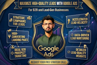 be your google ads expert for lead generation business