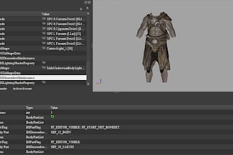 create edit or port custom skyrim mod weapon and armor or fallout 4 game mods
