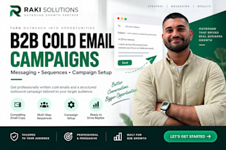 create your b2b cold email and outbound sales campaign