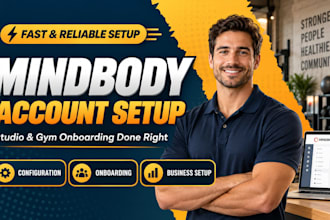 setup mindbody account studio gym configuration help  onboarding business
