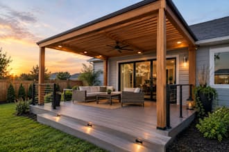 design a custom deck, pergola, or patio cover with 3d visualization