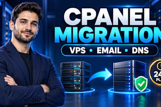 complete your cpanel migration to a new vps with email verified
