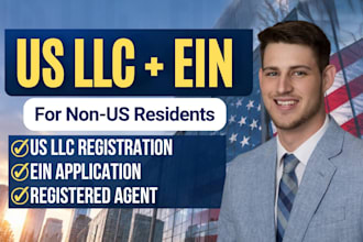register your US llc and get ein for non US residents