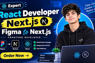be your expert react developer, next js, figma to next js, frontend developer