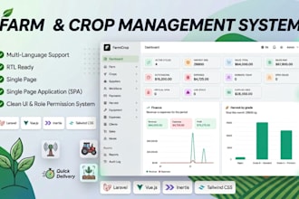 build agriculture farm management system
