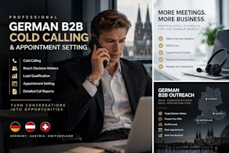 do german b2b cold calling and appointment setting
