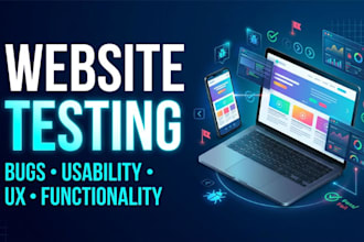 test  your website for bugs, usability, performance and user experience