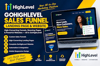 build gohighlevel sales funnel, go high level landing page, go highlevel expert