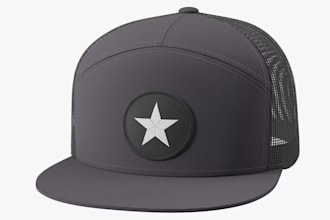 design custom 3d cap, hat and headwear models for your brand