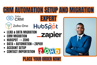 migrate crm data zoho crm automation zapier integration migrate hubspot to zoho