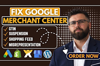 fix google merchant center suspension, misrepresentation, gtin and shopping ads
