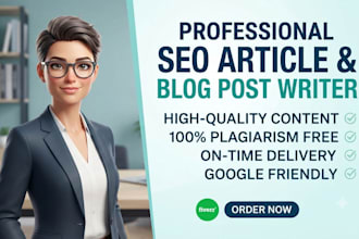write SEO optimized posts and articles