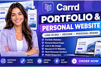 redesign carrd portfolio website design framer carrd landing page carrd website