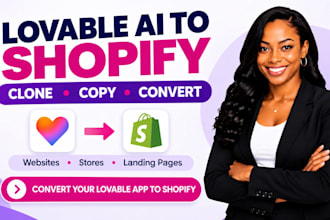 convert your lovable website to HTML, CSS, js or shopify