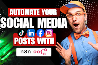 automate your facebook, instagram and linkedin posting with n8n