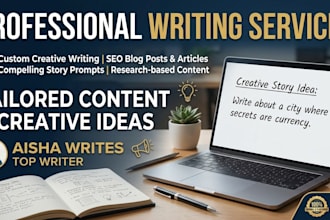 write custom creative writing prompts for your stories