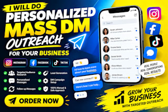 do mass dm marketing on discord, instagram, facebook