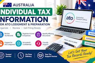 do australian individual tax information for ato lodgment, preparation, records