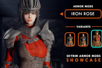 create custom skyrim armor, clothing, and outfit mods