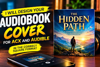 design your audiobook cover for acx and audible in the correct square format