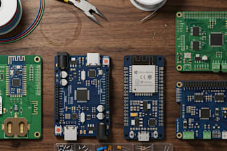 redesign pcb prototype, electronics circuit and manufacturing gerber  files
