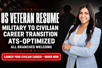 launch your US veteran civilian career transition resume