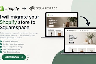 migrate your shopify store to squarespace professionally