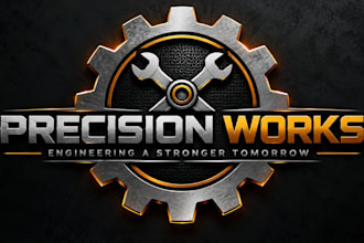 design a professional  gear, mechanical, or industrial cog logo