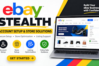 setup ebay seller account, ebay store and product listing
