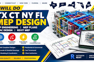 do tx ct ny fl mep design mep engineering mep plans hvac design revit mep