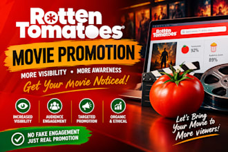 do organic rotten tomatoes movie promotion to increase engagements