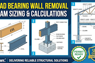 calculate load bearing wall removal and size replacement beams