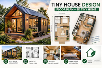 design redesign a modern tiny house floor plan and container tiny home