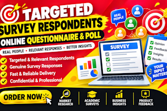 recruit targeted online survey form respondents to fill questionnaire poll