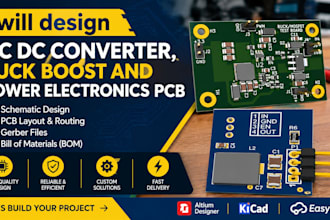 design dc dc converter buck boost and power electronics pcb
