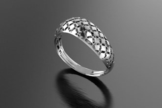 reshape exist cut out jewelry for production, flat steel to modern piece design