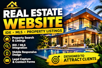 build a real estate agent website with idx mls integration