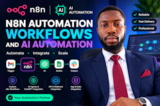 build n8n automation workflows and ai automation