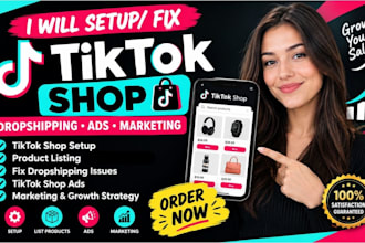 setup tiktok shop fix tik tok dropshipping tiktok shop ads tiktok shop marketing