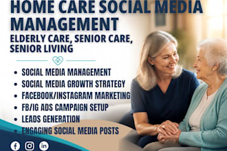 be your home care elderly care social media manager senior care senior living ad