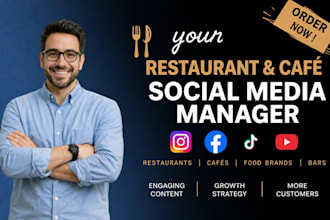 manage instagram for restaurants, cafe social media and food brands