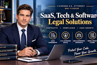draft a custom saas service agreement and software contract