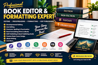 ebook ghostwriter, formatting developmental book editing lulu direct amazon kdp