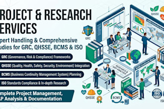 write, manage, or consult on grc, qhsse, bcms, and iso projects