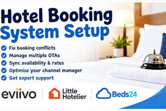 fix beds24 little hotelier eviivo hotel booking system sync direct booking setup